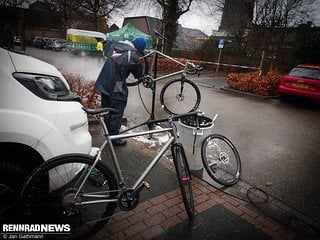 Der Titan-Crosser durfte den Stand nicht verlassen