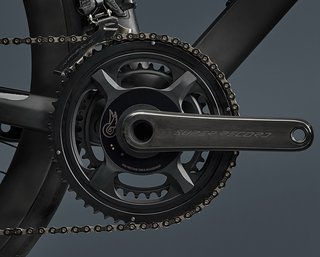 Auch eine Powermeter-Option auf die HPPM Leistungsmessung gibt es bei der Kurbel. Auch eine Powermeter-Option auf die HPPM Leistungsmessung gibt es bei der Kurbel.
