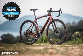 Das Trek Checkpoint SL 6 eTap schafft es ohne Federung an der Front zum Testsieger in der Kategorie Preis/Leistung