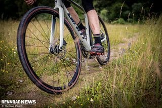 Gravel-Reifen sollen Halt auf einer Vielzahl von Untergründen abseits der Straße bieten