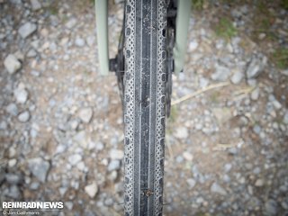 Mit dem glatten Laufstreifen läuft der WTB Byway auf Asphalt leise