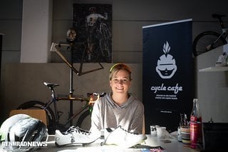 Auf der Suche nach einem Espresso auf der Eurobike kam man auch zu Benita Wesselhoeft