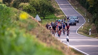 Auto vs. Radfahrer – auch auf der Fahrt in Heidelberg war dies besonders auf Anstiegen durchaus mal immer ein Thema.