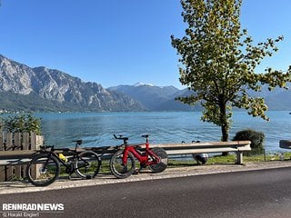 Die Kulisse ist fast schon kitschig schön.