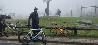 Zwei Wochen vor dem Rennen habe ich den Anstieg zum Feldberg schonmal probe gefahren.