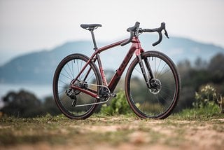 Das Trek Checkpoint SL6 eTap ist das günstigste Bike in unserem Vergleichstes von 4 Gravel Bikes mit Federung