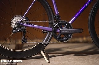 Das Modellstück bei den Craft Bike Days war mit einem Ultegra Di2 12-fach-Antrieb bestückt.