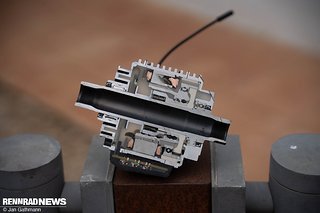Der neue Motor ist sehr kompakt.