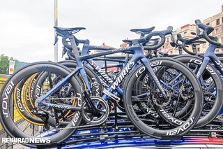 Auch Soudal - Quick Step fährt mit dem Specialized Tarmac SL7.