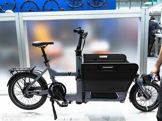 Car.los Model V heißt dieses E-Cargobike zum Falten