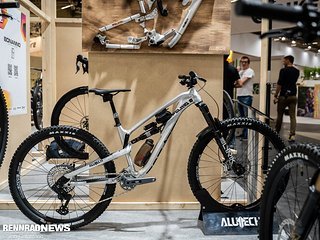 Bei Alutech feierte das Pelmo Trail Bike Premiere.