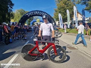 Kleine Umbaumaßnahmen am Bike und passende Bekleidung für die Zeitenhatz.