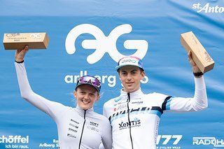 Die Overall-Gewinner Amalie Cooper und Andrin Züger.