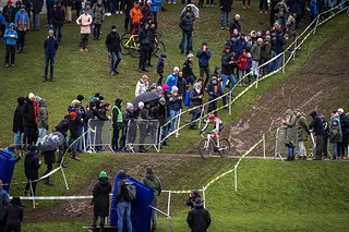 Die Strecke im Münchner Olympiapark war matschig