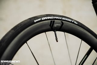 Die Newmen Advanced Streem Vonoa Laufräder sind definitiv ein Highlight.