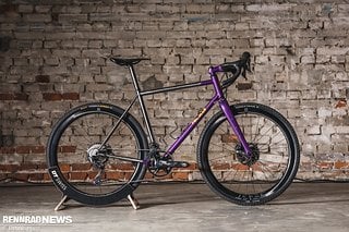 Der Prototyp war mit einer Shimano GRX 2x11-Gruppe aufgebaut