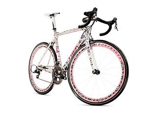 Das Trek Madone Butterfly gestaltete der Künstler Damien Hirst, nachdem Lance Armstrong es fuhr.