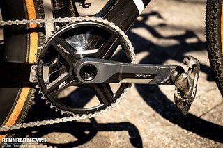 Die TRP Vistar Gravel-Kurbel gibt es mit 50 und 52 Zähnen.