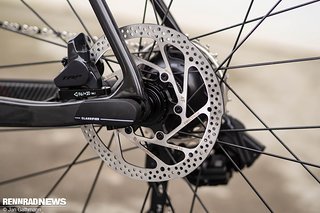 Fading war mit den 160-mm-Disc-Rotoren des Testrades kein Thema.