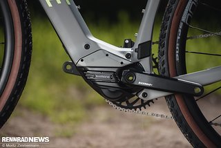 Der Shimano EP8 Antrieb strotzt nur so vor Kraft