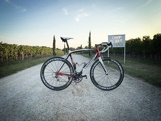 An ein italienisches Rennrad gehört eine italienische Gruppe, findet Patze aus der Rennrad-News Community.