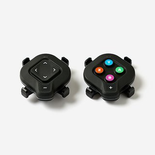 Die beiden Zwift Click Vorrichtungen machen das virtuelle Schalten des Zwift Cogs möglich. Die beiden Zwift Click Vorrichtungen machen das virtuelle Schalten des Zwift Cogs möglich.