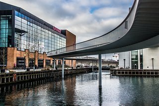 Wer es in Kopenhagen eilig hat, radelt auf der neuen Bicycle Snake.