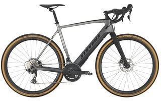 Das Stevens E-Getaway Gravelbike ist das einzige komplett neue Rennrad im Programm