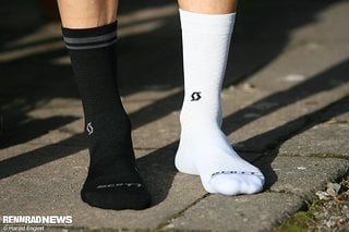 Der Materialmix der Socken kann einen nicht unerheblichen Unterschied machen