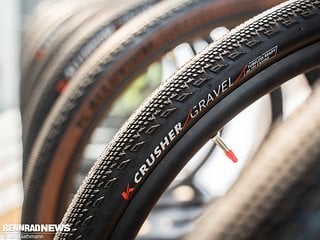 Mit dem Crusher stellte Kenda Tires einen neuen Gravel-Reifen vor.