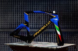 Das Pinarello Bolide F HR Bahnrad wurde für Gannas Stundenrekord entwickelt.