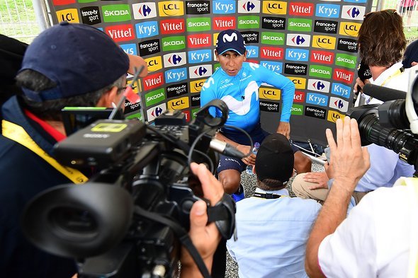 Nairo Quintana gewann die kurze Pyrenäenetappe Nairo Quintana gewann die kurze Pyrenäenetappe