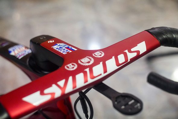 Das Aero-Cockpit von Luka Mezgec Foil Disc Das Aero-Cockpit von Luka Mezgec Foil Disc