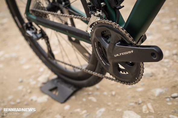 Shimano Kompaktkurbeln mit 50-34 an allen Modellen Shimano Kompaktkurbeln mit 50-34 an allen Modellen