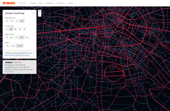 Strava Heat Map Berlin im Detail Strava Heat Map Berlin im Detail