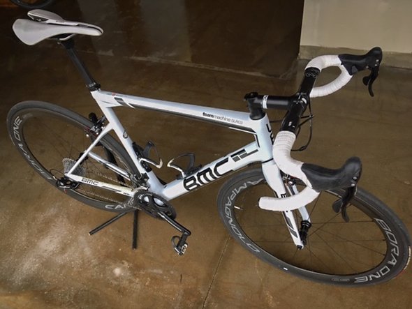 BMC Teammaschine SLR03 von Schmidi99: Campagonolo Potenza 2x11, Campa Bullet 50 Laufräder, Schlauchreifen BMC Teammaschine SLR03 von Schmidi99: Campagonolo Potenza 2x11, Campa Bullet 50 Laufräder, Schlauchreifen