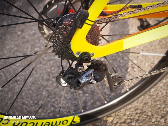 Antrieb mit Ultegra DI2 Schaltwerk Antrieb mit Ultegra DI2 Schaltwerk