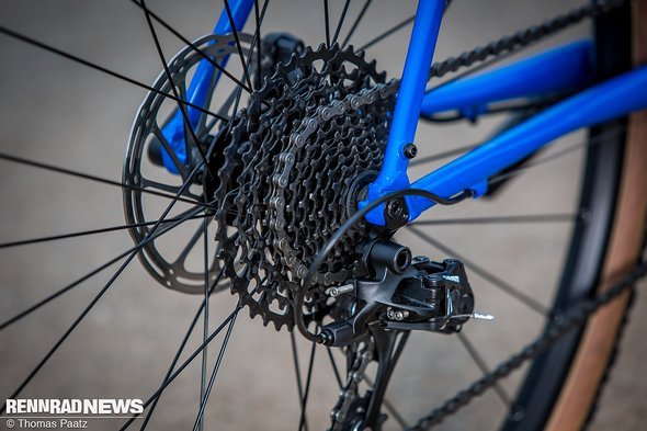Die 11-42 Kassette von SRAM stellt eine leichte Untersetzung bereit Die 11-42 Kassette von SRAM stellt eine leichte Untersetzung bereit