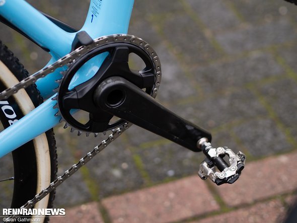 Vier-Arm-Kurbel für den Cyclocross-Einsatz Vier-Arm-Kurbel für den Cyclocross-Einsatz
