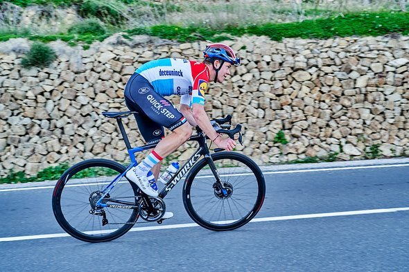 Bob Jungels auf einem S-Works Tarmac Disc Bob Jungels auf einem S-Works Tarmac Disc