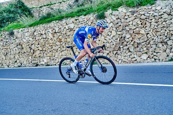 Julian Alaphilippe holte 2018 schon das Bergtrikot der Tour auf einem Tarmac Disc Julian Alaphilippe holte 2018 schon das Bergtrikot der Tour auf einem Tarmac Disc