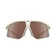 front-KOO Eyewear HYPE ALMOND WHITE MATT BROWN LENS