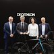 Barbara Martin Coppola (2. von rechts) ist stolz auf die Demokratisierung des Sports mit dem neuen Engagement beim Radteam Decathlon -AG2R La Mondiale