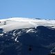 Les Deux Alpes Skigebiet von L’Alpe d’Huez fotografiert
