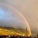 Regenbogen über Montreux.