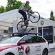 Rennrad-Stunt-Show auf dem Velothon 2015