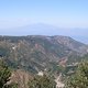 Kalabrien: Blick über die Straße von Messina nach Sizilien (Ätna)