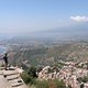 Blick zum Ätna oberhalb Taormina