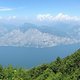 Monte Baldo: Tiefblick auf den Gardasee