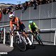 Der neue Weltmeister Mathieu van der Poel in Führung auf der Schlussrunde, die in Leuven mitten durch den Bahnhof führte.